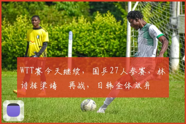 WTT赛今天继续,国乒27人参赛,林诗栋梁靖崑再战,日韩全体放弃
